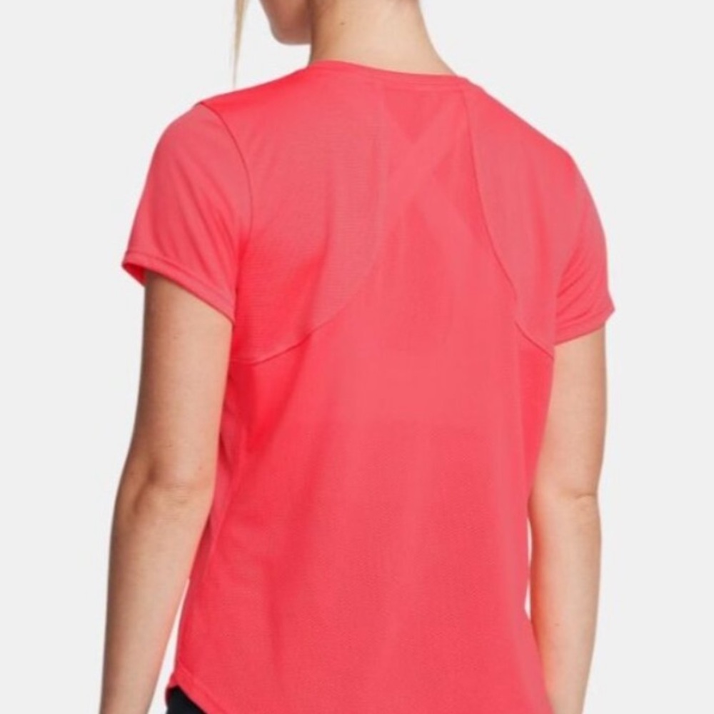 Under Armour Women's Bright Red Short Sleeve Tee - Picture 2 of 8